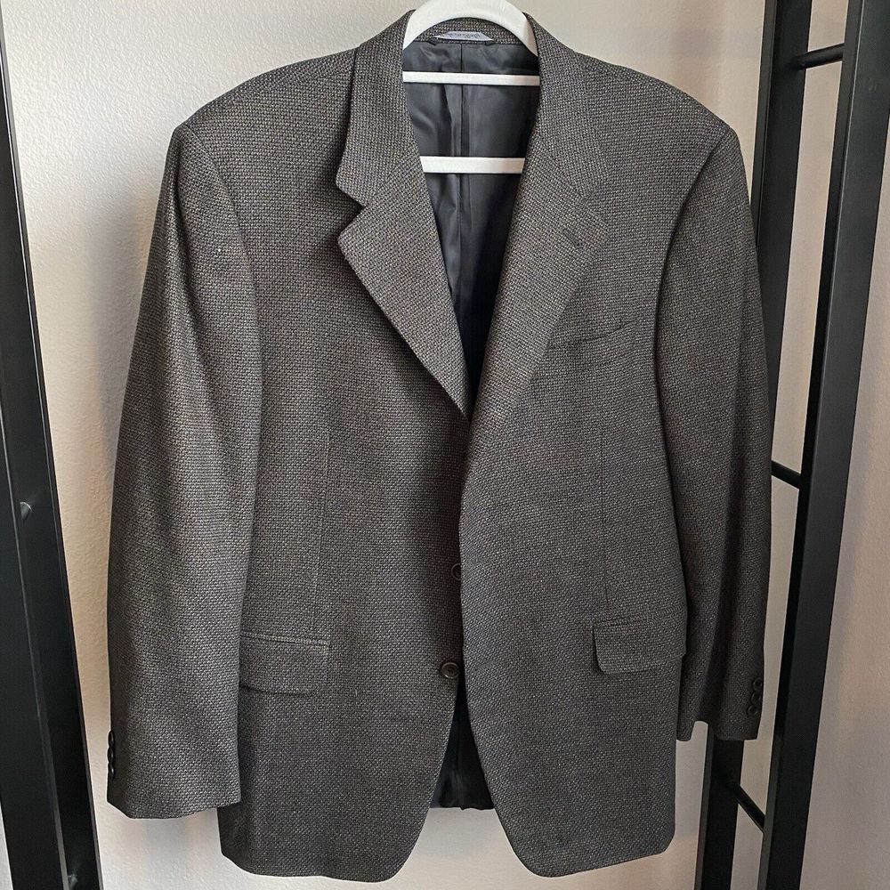 Canali Proposta Men's Blazer Sport Coat 3 Button Jacket Wool Cashmere Size 50R
